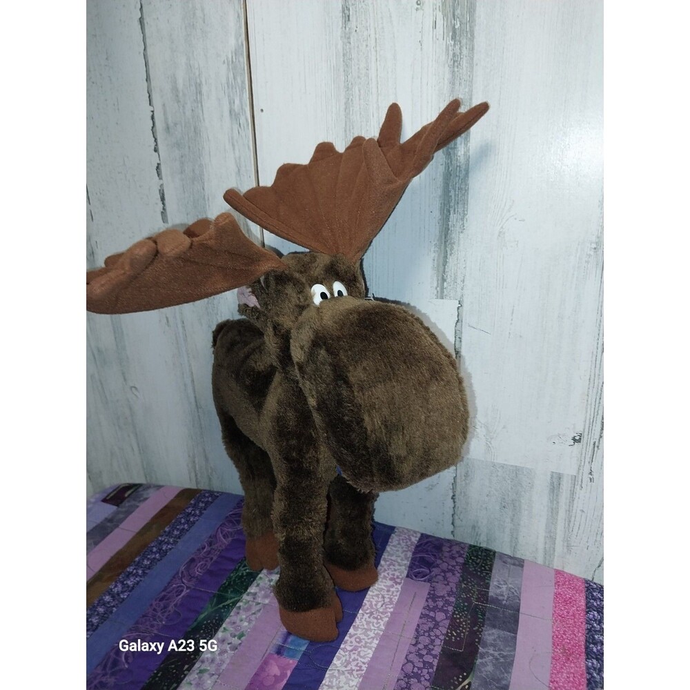 Vintage Dakin Moose Plush Chewie Stuffed Animal 1983